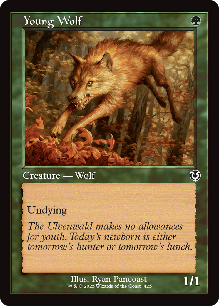 Young Wolf (Retro Frame) [Innistrad Remastered] | Boutique FDB TCG