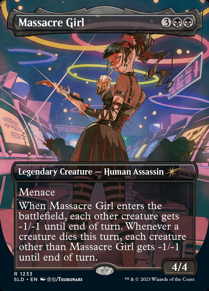 Massacre Girl (Borderless) [Secret Lair Drop Series] | Boutique FDB TCG