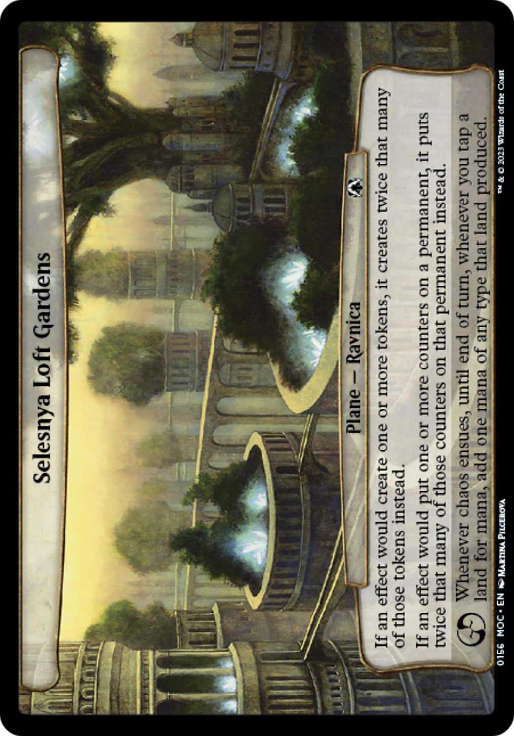 Selesnya Loft Gardens [March of the Machine Commander] | Boutique FDB TCG