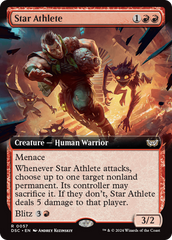 Star Athlete (Extended Art) [Duskmourn: House of Horror Commander] | Boutique FDB TCG