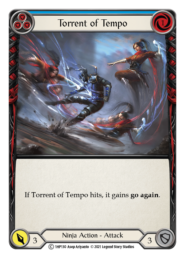 Torrent of Tempo (Blue) [1HP130] (History Pack 1) | Boutique FDB TCG