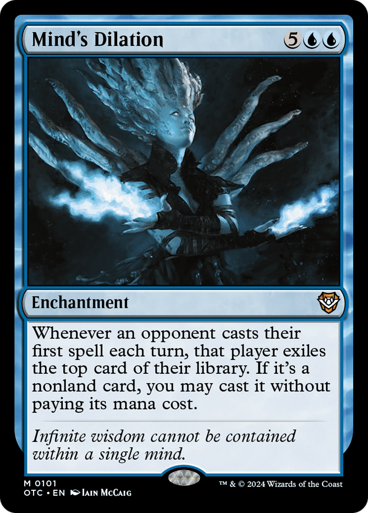 Mind's Dilation [Outlaws of Thunder Junction Commander] | Boutique FDB TCG