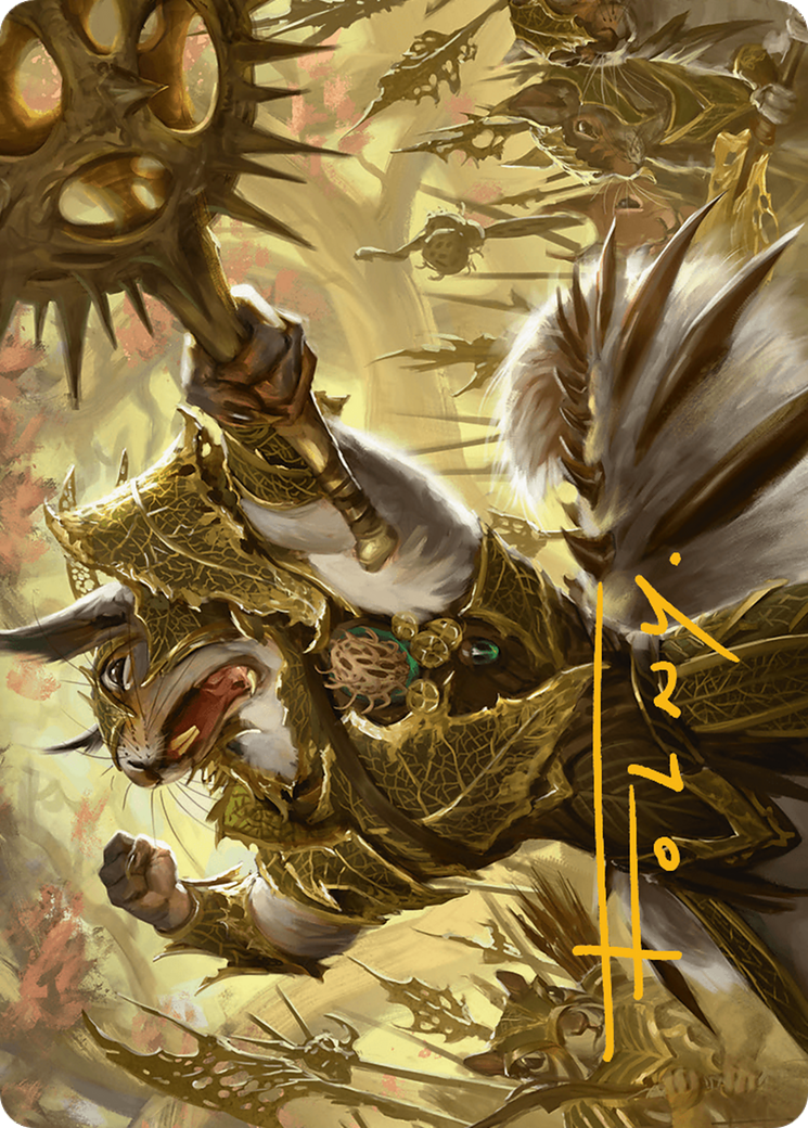 Honored Dreyleader Art Card (Gold-Stamped Signature) [Bloomburrow Art Series] | Boutique FDB TCG