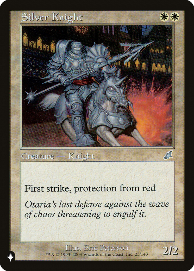 Silver Knight [The List Reprints] | Boutique FDB TCG