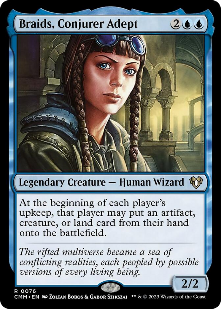 Braids, Conjurer Adept [Commander Masters] | Boutique FDB TCG