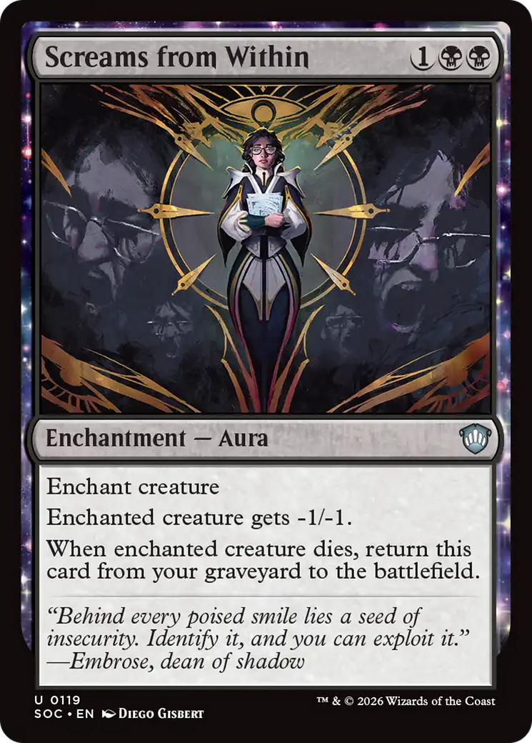 Screams from Within [Secrets of Strixhaven Commander] | Boutique FDB TCG