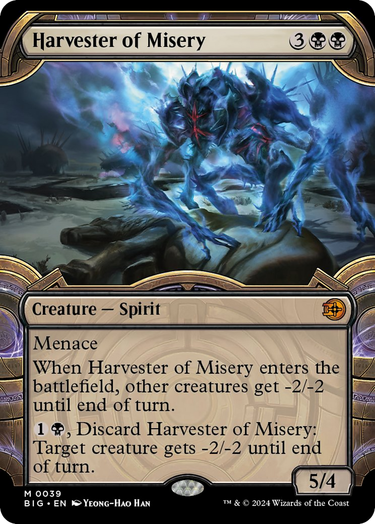 Harvester of Misery (Showcase) [Outlaws of Thunder Junction: The Big Score] | Boutique FDB TCG