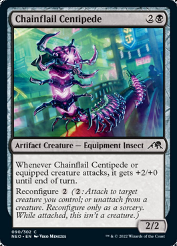 Chainflail Centipede [Kamigawa: Neon Dynasty] | Boutique FDB TCG