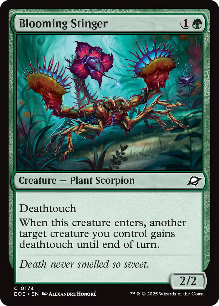 Blooming Stinger [Edge of Eternities] | Boutique FDB TCG
