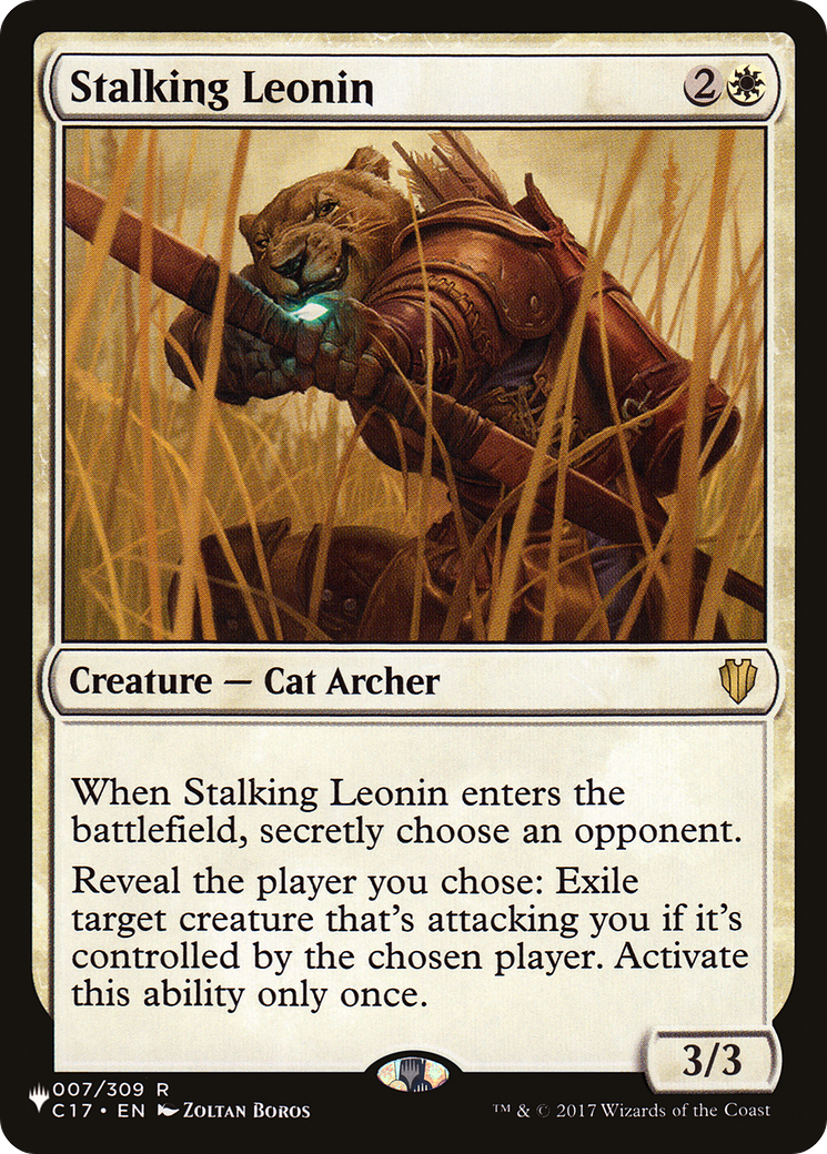 Stalking Leonin [The List] | Boutique FDB TCG