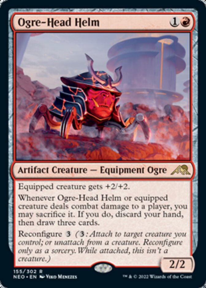 Ogre-Head Helm [Kamigawa: Neon Dynasty] | Boutique FDB TCG