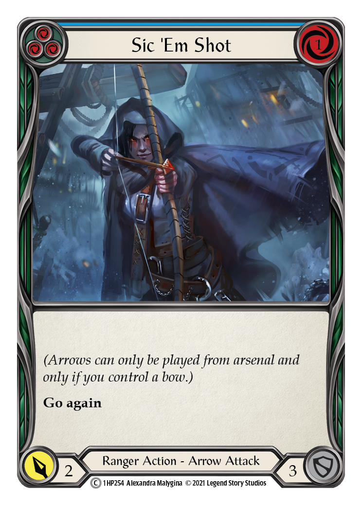 Sic 'Em Shot (Blue) [1HP254] (History Pack 1) | Boutique FDB TCG