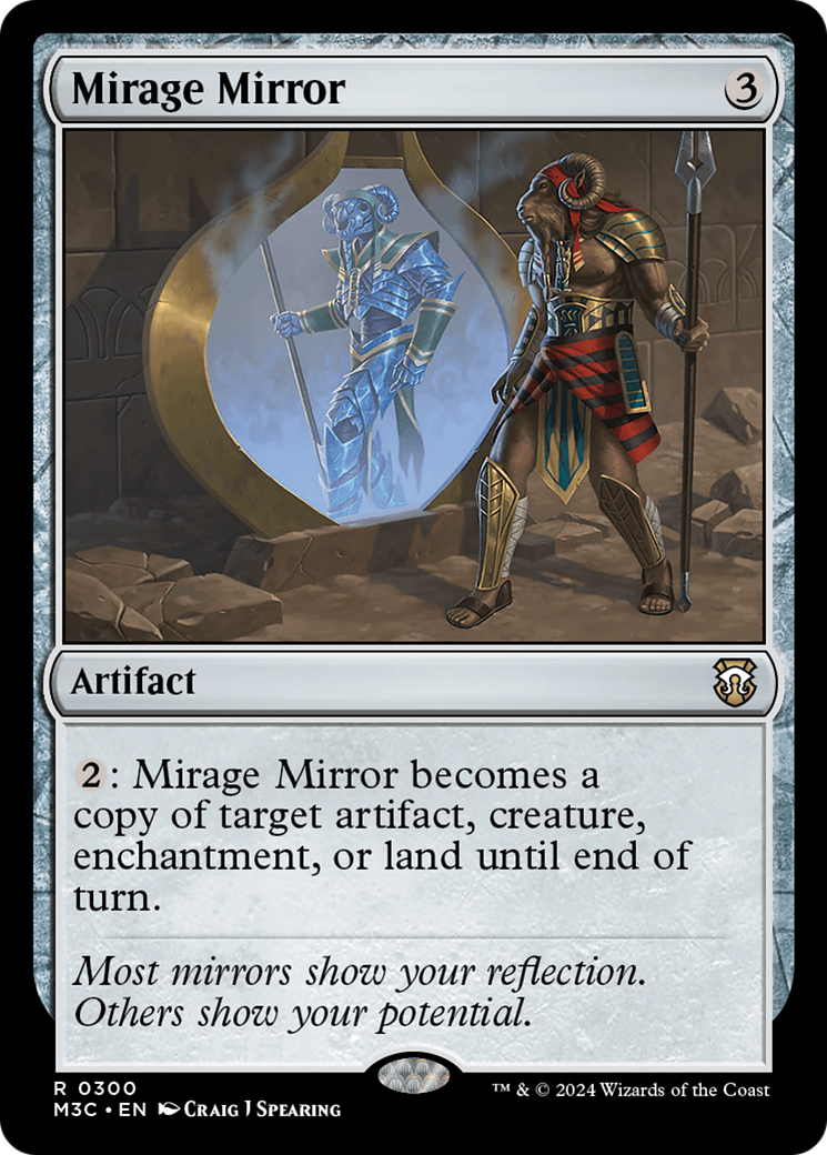 Mirage Mirror (Ripple Foil) [Modern Horizons 3 Commander] | Boutique FDB TCG