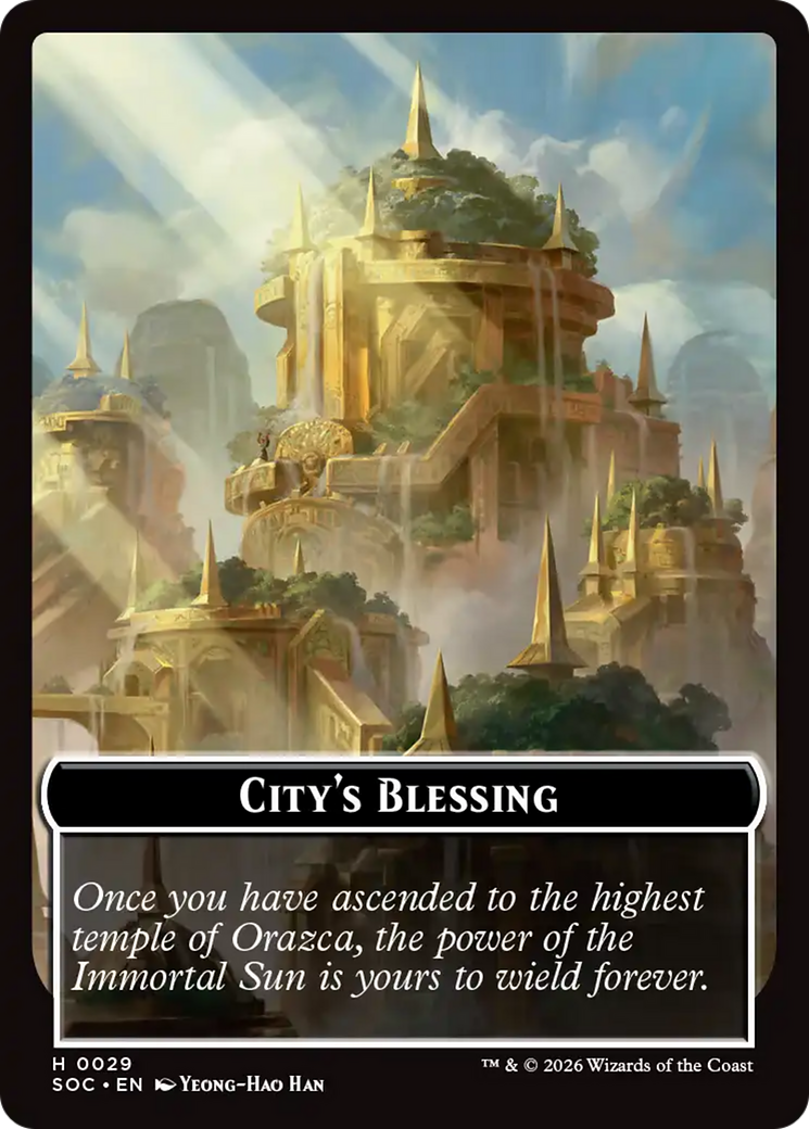 Food // City's Blessing Double-Sided Token [Secrets of Strixhaven Commander Tokens] | Boutique FDB TCG
