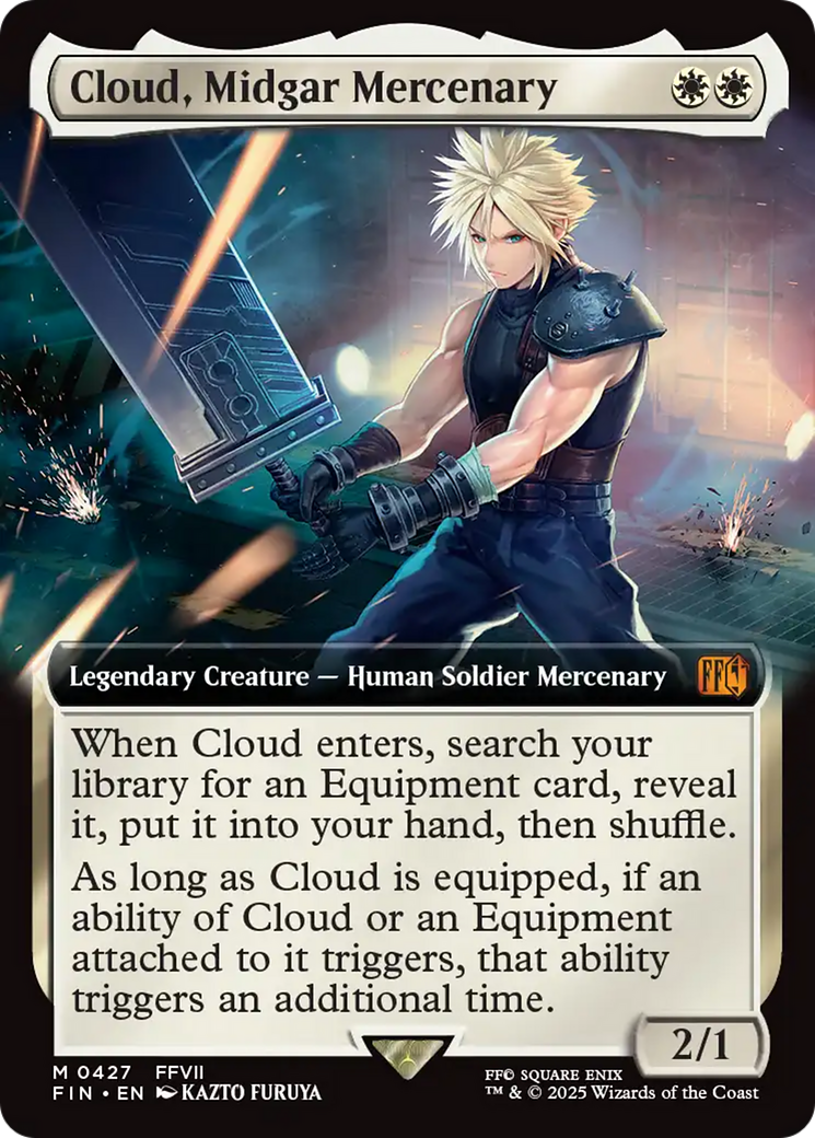 Cloud, Midgar Mercenary (Extended Art) [FINAL FANTASY] | Boutique FDB TCG