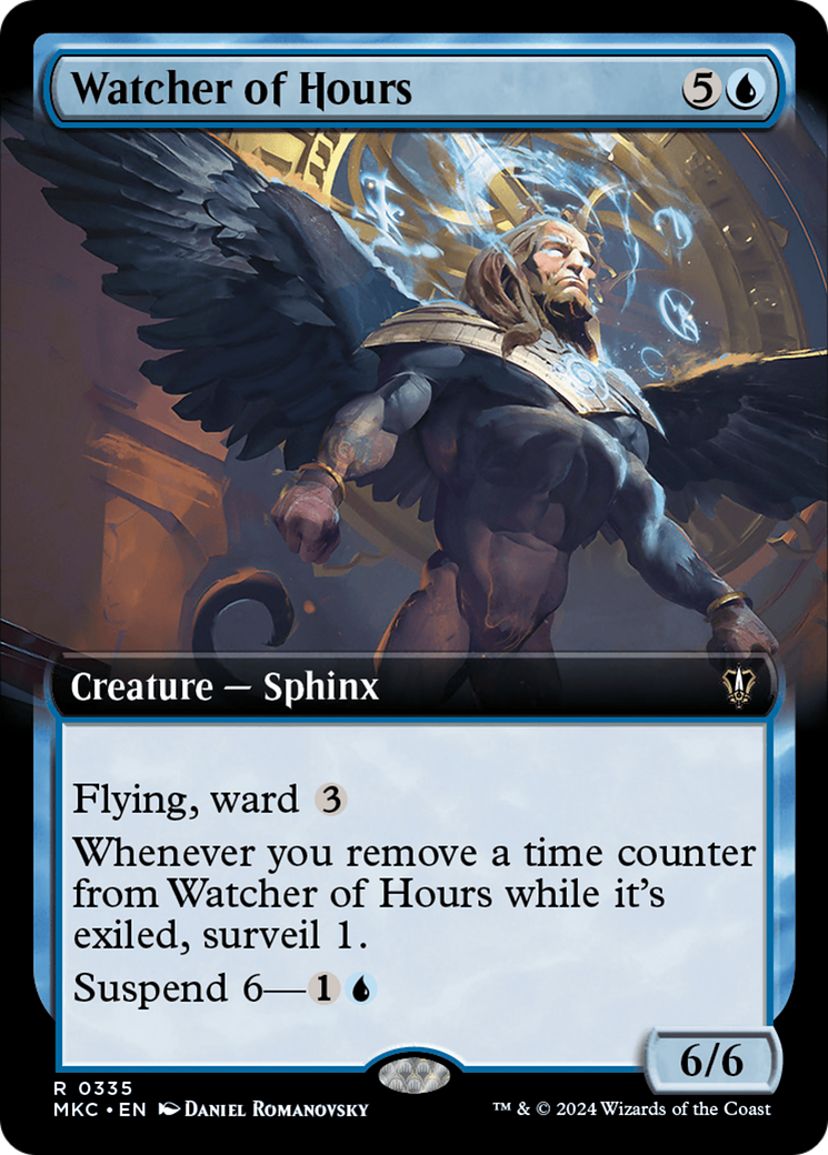 Watcher of Hours (Extended Art) [Murders at Karlov Manor Commander] | Boutique FDB TCG