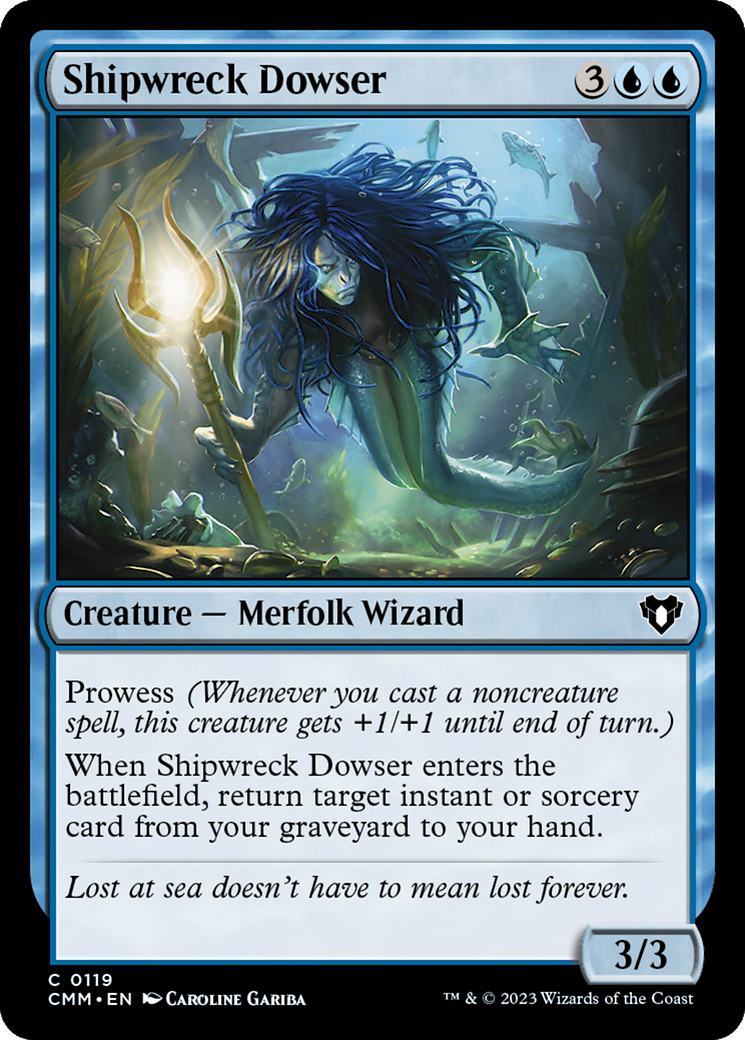 Shipwreck Dowser [Commander Masters] | Boutique FDB TCG