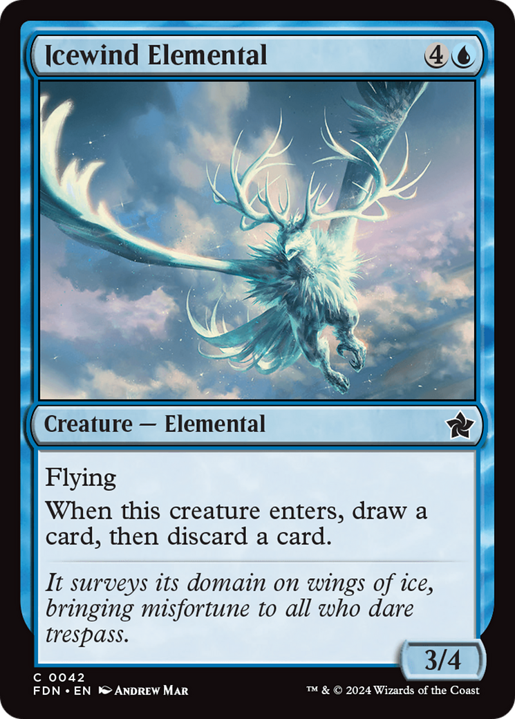 Icewind Elemental [Foundations] | Boutique FDB TCG