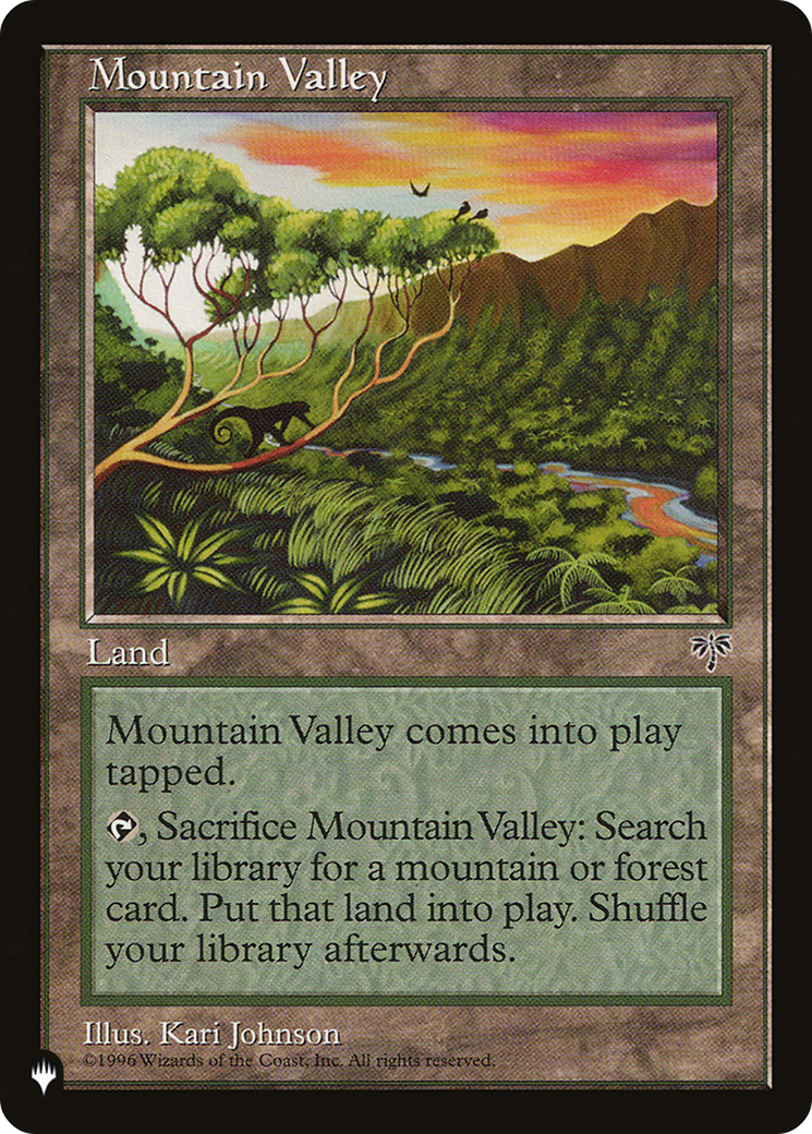 Mountain Valley [The List Reprints] | Boutique FDB TCG