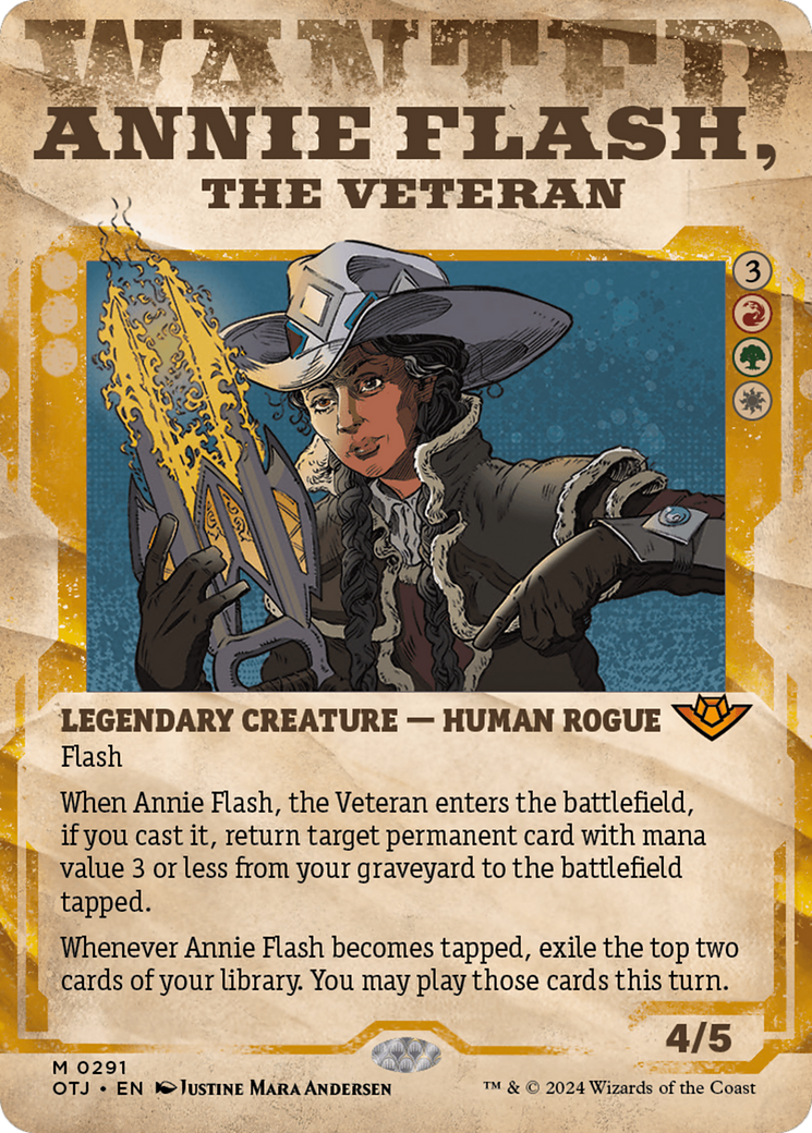 Annie Flash, the Veteran (Showcase) [Outlaws of Thunder Junction] | Boutique FDB TCG