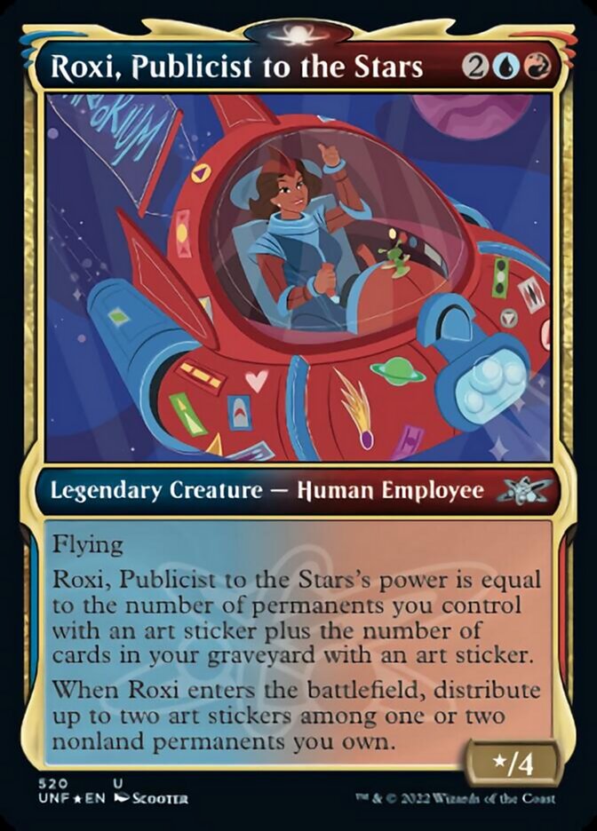 Roxi, Publicist to the Stars (Showcase) (Galaxy Foil) [Unfinity] | Boutique FDB TCG