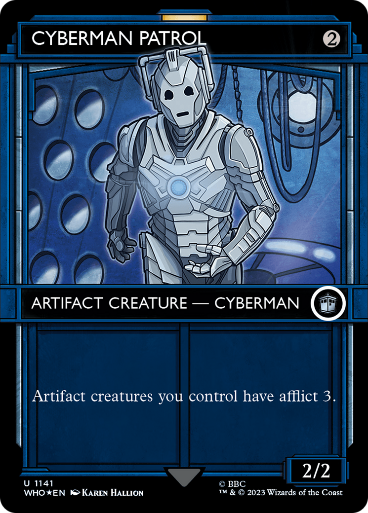 Cyberman Patrol (Showcase) (Surge Foil) [Doctor Who] | Boutique FDB TCG