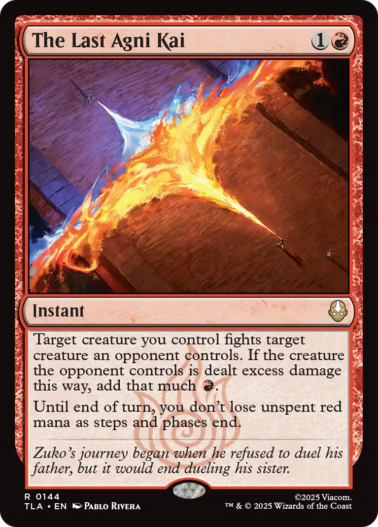 The Last Agni Kai [Avatar: The Last Airbender] | Boutique FDB TCG