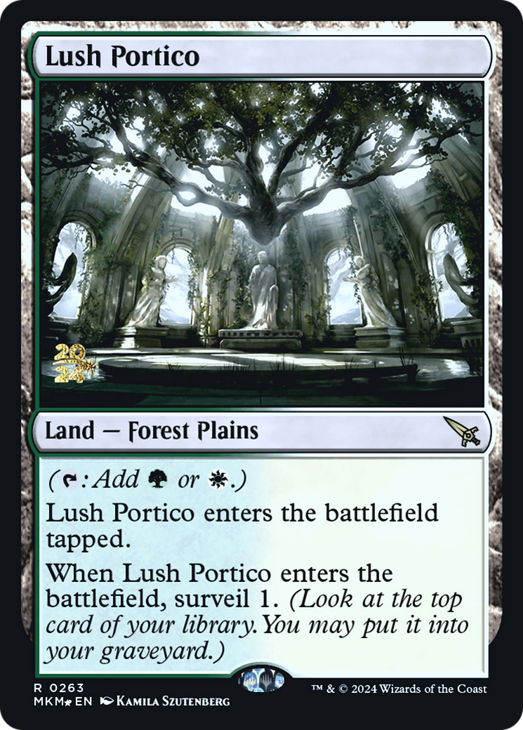 Lush Portico [Murders at Karlov Manor Prerelease Promos] | Boutique FDB TCG