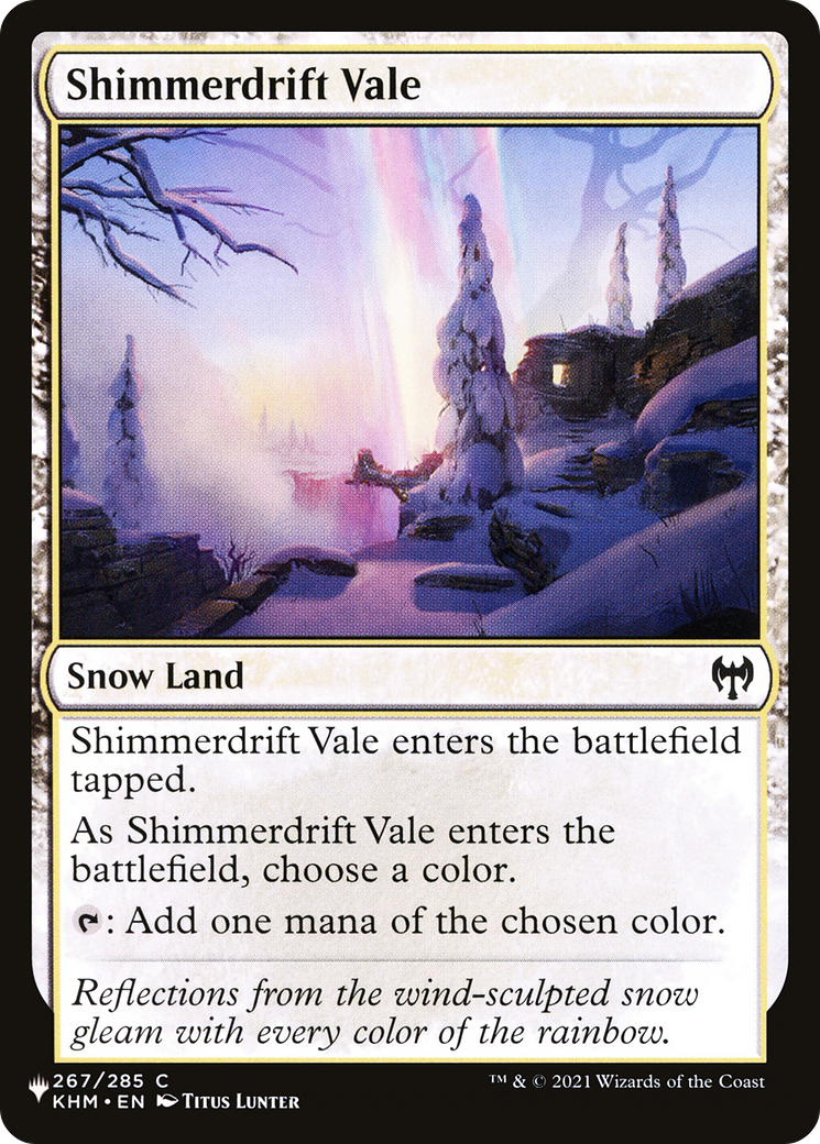 Shimmerdrift Vale [The List Reprints] | Boutique FDB TCG