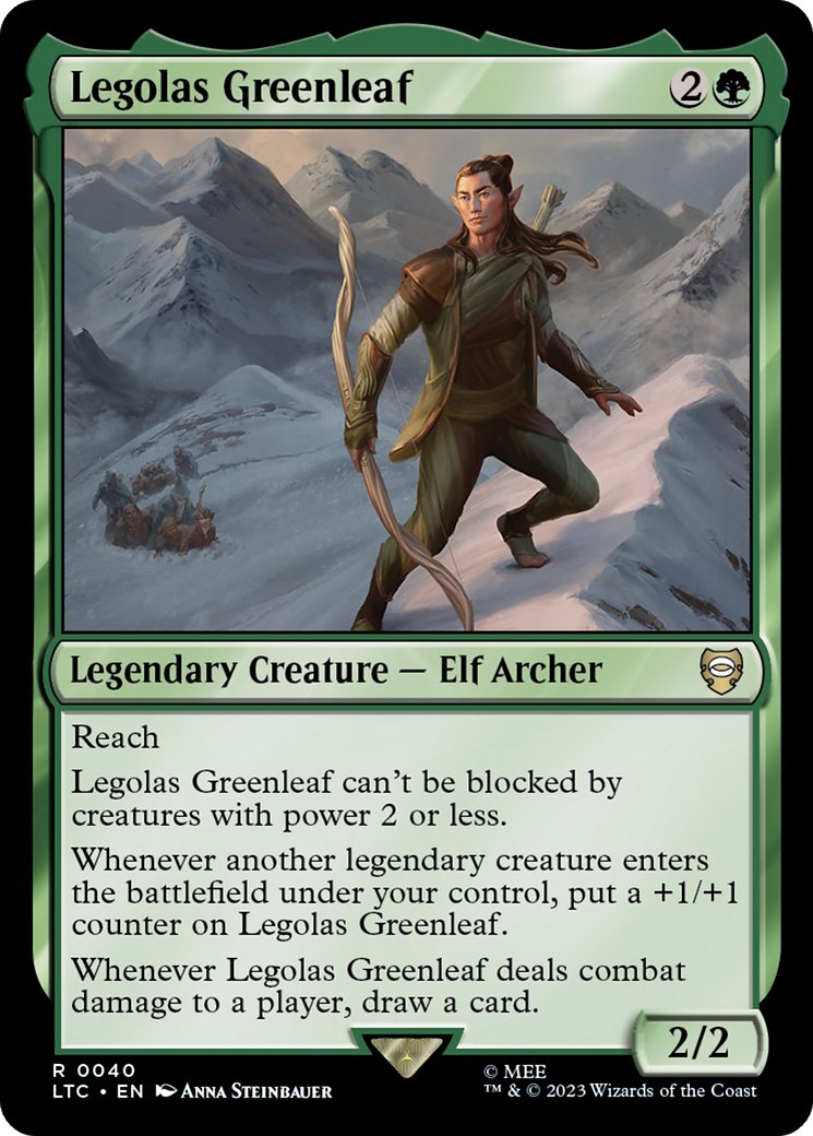 Legolas Greenleaf [The Lord of the Rings: Tales of Middle-Earth Commander] | Boutique FDB TCG