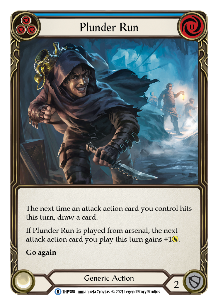 Plunder Run (Blue) [1HP380] (History Pack 1) | Boutique FDB TCG