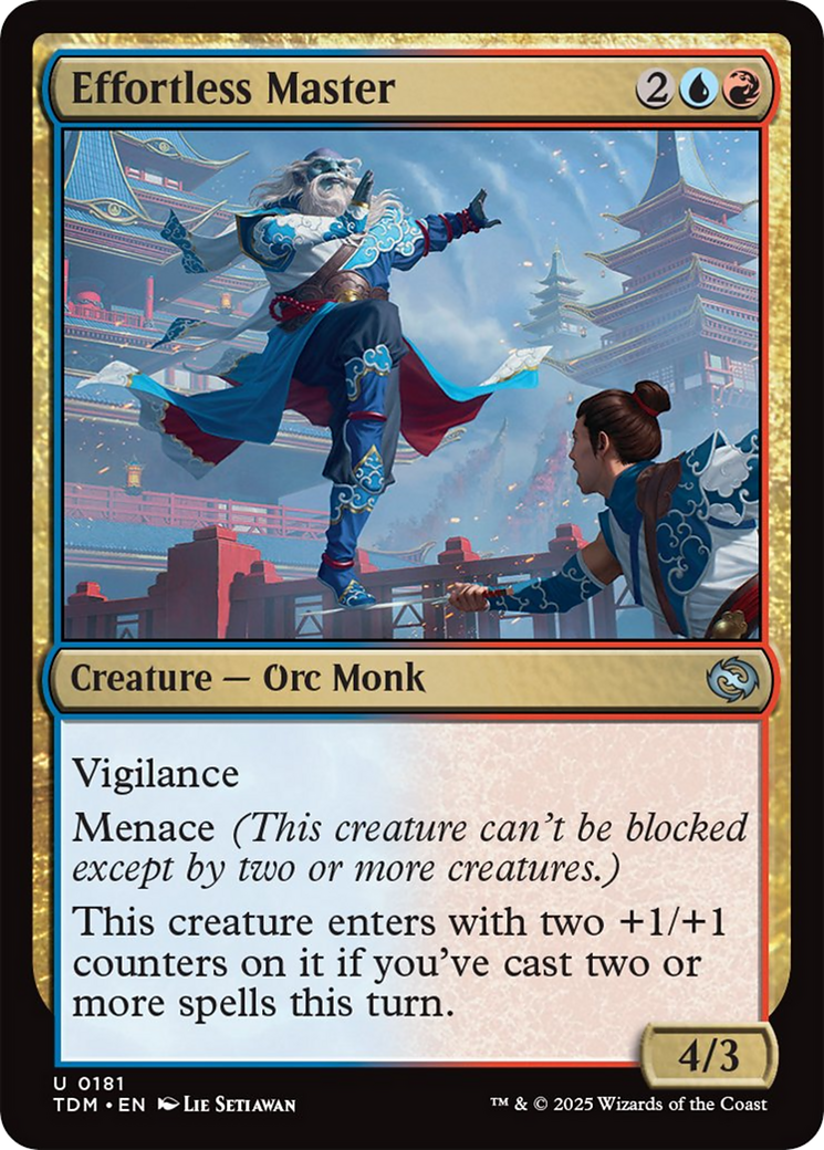 Effortless Master [Tarkir: Dragonstorm] | Boutique FDB TCG