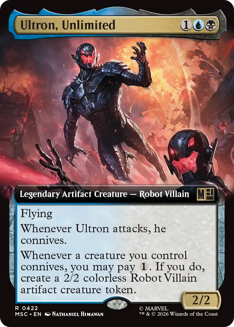 Ultron, Unlimited (Extended Art) [Marvel Super Heroes Commander] | Boutique FDB TCG