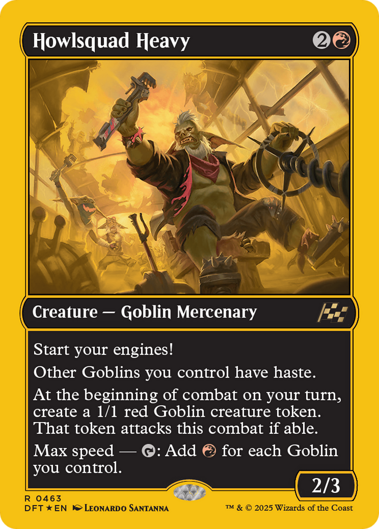 Howlsquad Heavy (First-Place Foil) [Aetherdrift] | Boutique FDB TCG