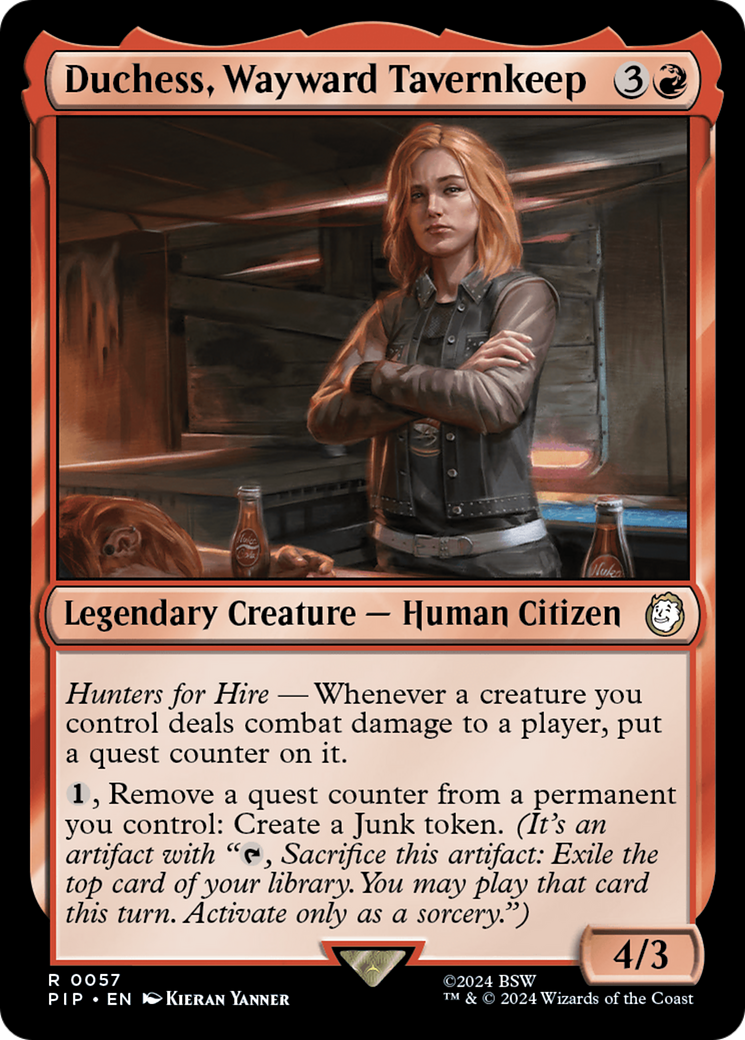 Duchess, Wayward Tavernkeep [Fallout] | Boutique FDB TCG