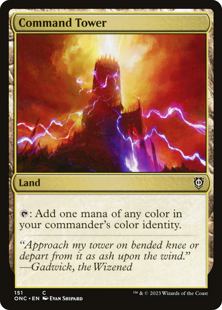 Command Tower [Phyrexia: All Will Be One Commander] | Boutique FDB TCG