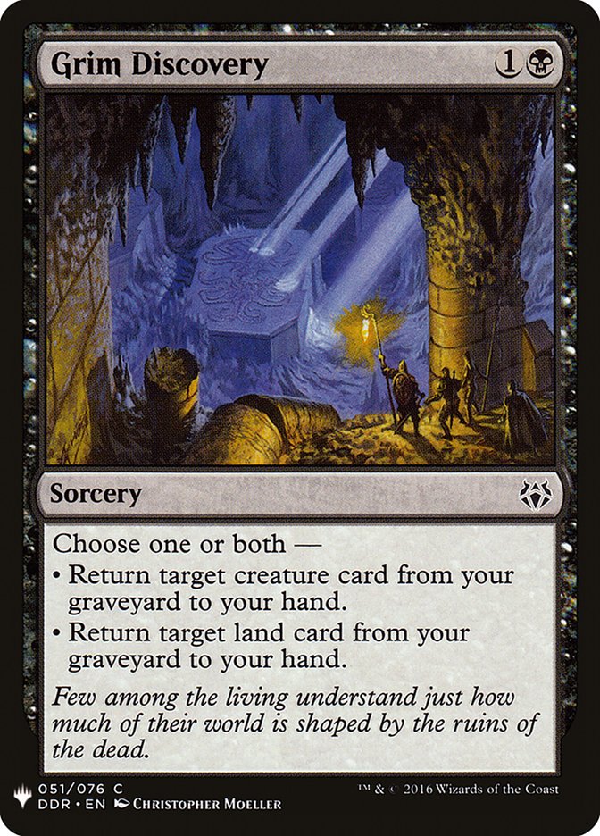 Grim Discovery [Mystery Booster] | Boutique FDB TCG