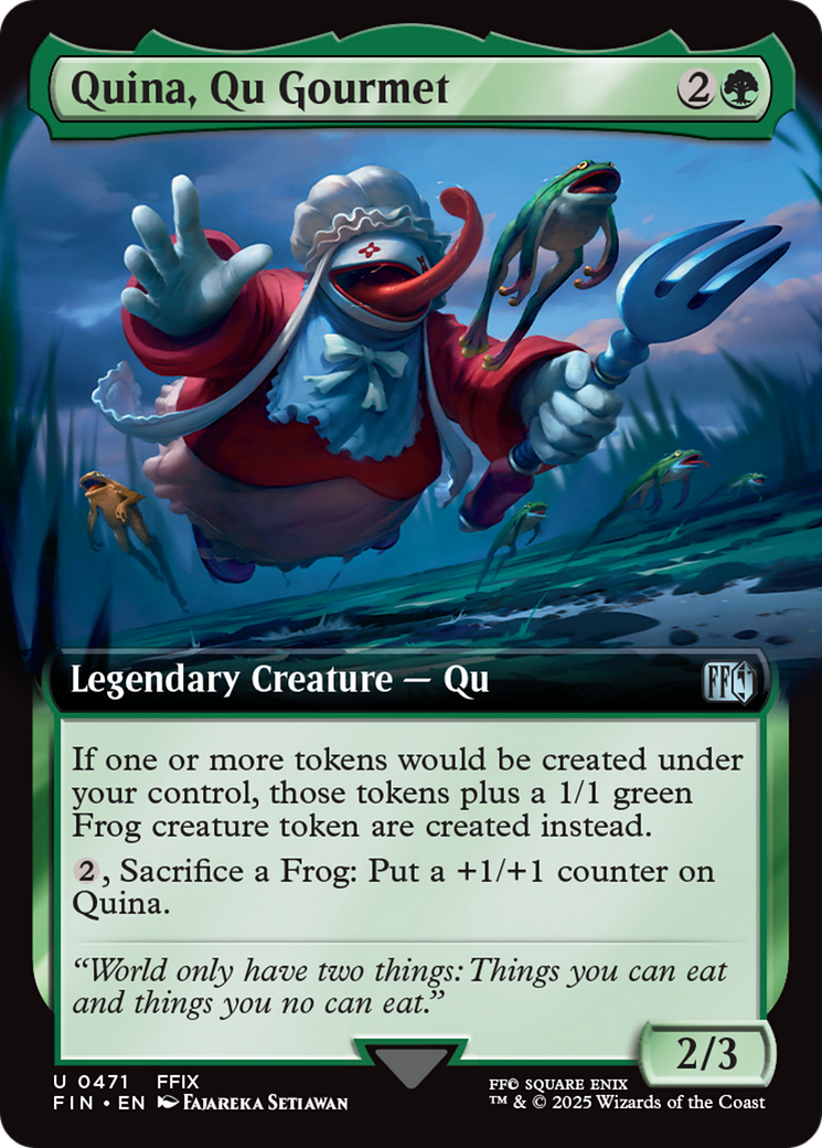 Quina, Qu Gourmet (Extended Art) [FINAL FANTASY] | Boutique FDB TCG
