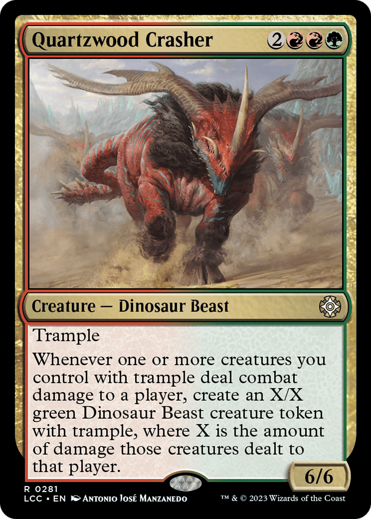 Quartzwood Crasher [The Lost Caverns of Ixalan Commander] | Boutique FDB TCG
