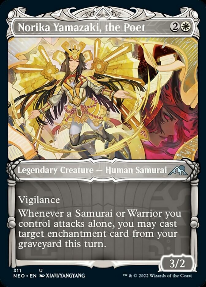 Norika Yamazaki, the Poet (Showcase Samurai) [Kamigawa: Neon Dynasty] | Boutique FDB TCG