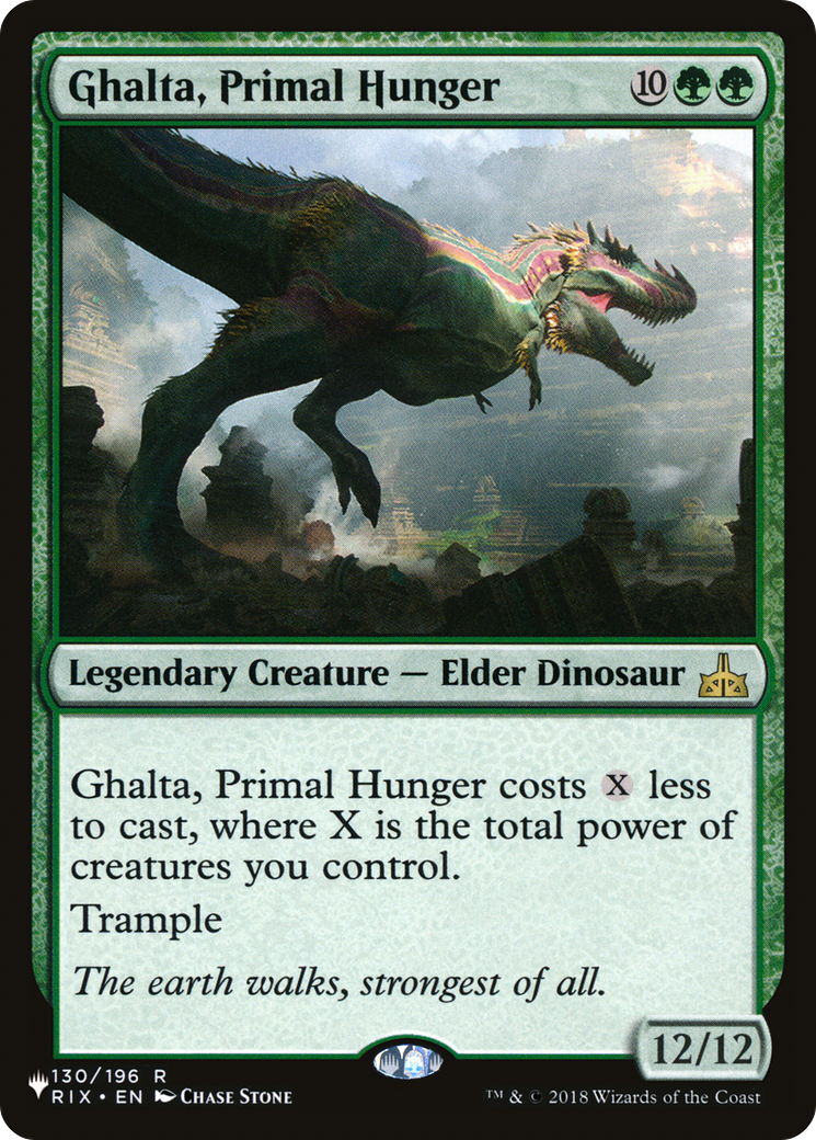 Ghalta, Primal Hunger [The List] | Boutique FDB TCG