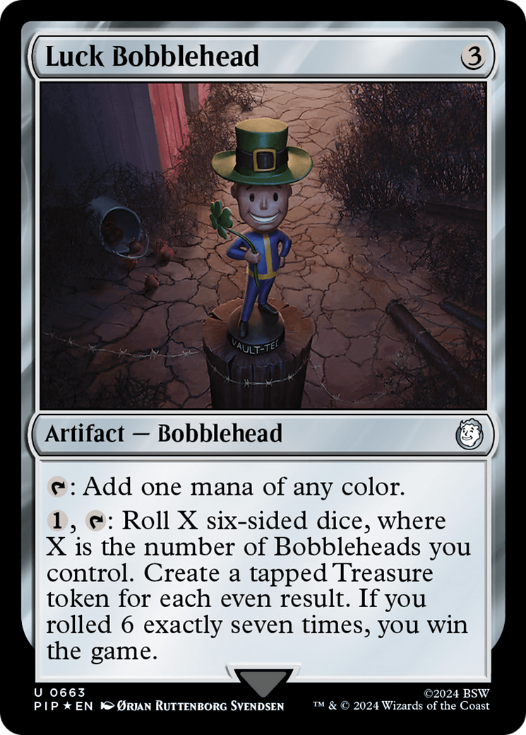 Luck Bobblehead (Surge Foil) [Fallout] | Boutique FDB TCG