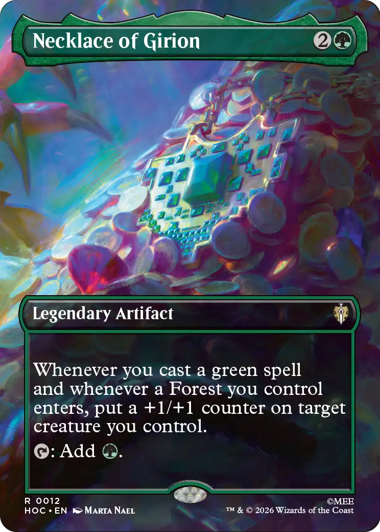 Necklace of Girion (Borderless) [The Hobbit: Eternal-Legal] | Boutique FDB TCG