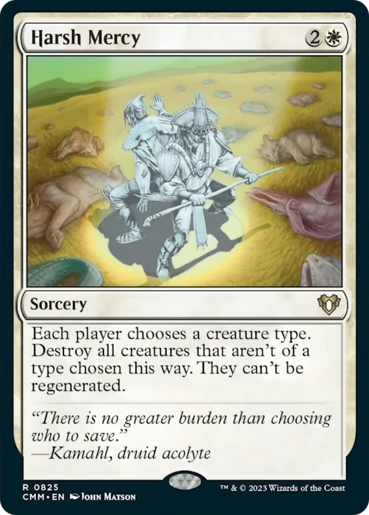 Harsh Mercy [Commander Masters] | Boutique FDB TCG