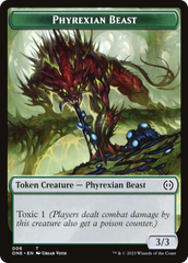 Phyrexian Beast Token [Phyrexia: All Will Be One Tokens] | Boutique FDB TCG