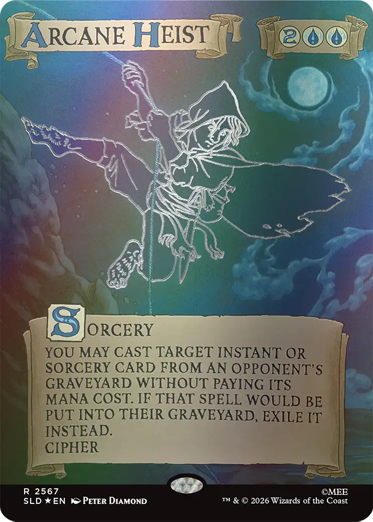 Arcane Heist (Out Of Sight Foil) [Secret Lair Drop Series] | Boutique FDB TCG