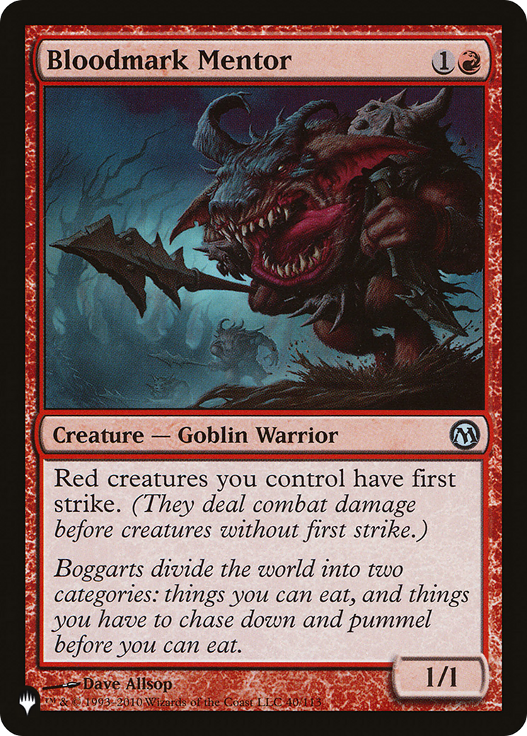 Bloodmark Mentor [The List Reprints] | Boutique FDB TCG