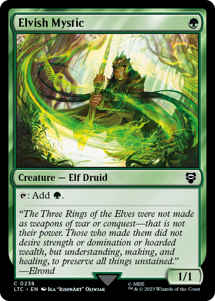 Elvish Mystic [The Lord of the Rings: Tales of Middle-Earth Commander] | Boutique FDB TCG