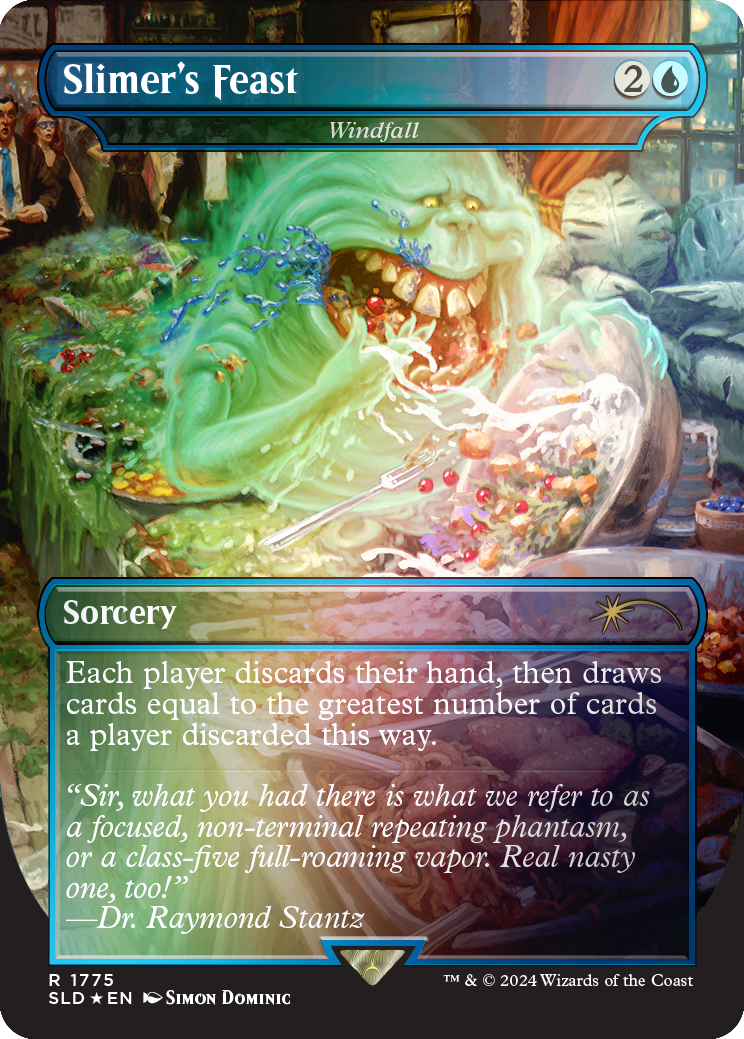 Slimer's Feast - Windfall (Rainbow Foil) [Secret Lair Drop Series] | Boutique FDB TCG