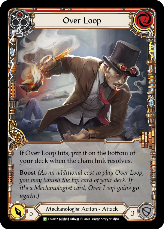 Over Loop (Red) [LGS032] (Promo)  Rainbow Foil | Boutique FDB TCG